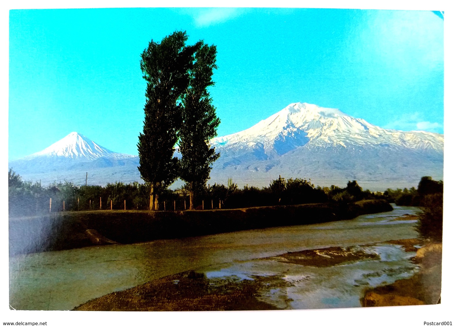 #299  Greater Ararat And  Little Ararat - Mount ARARAT View From Armenia - Postcard - Autres & Non Classés