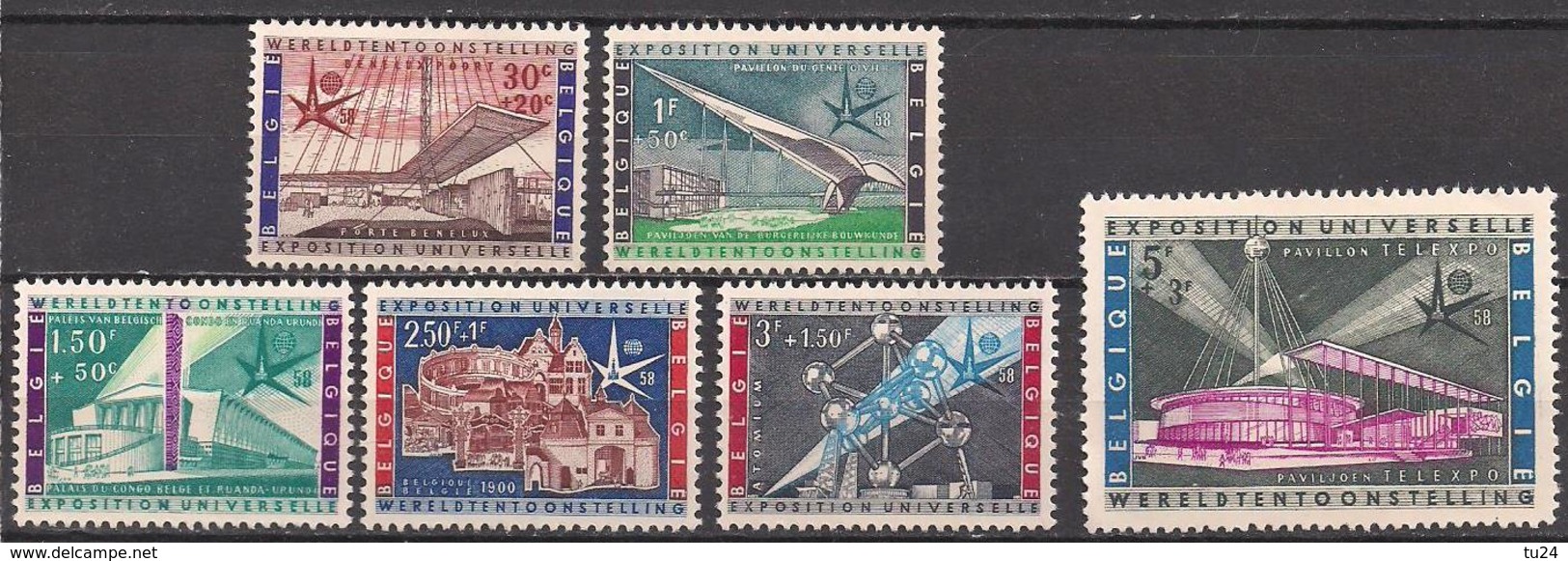 Belgien  (1958)  Mi.Nr.  1094 - 1099  Postfrisch / ** / Mnh  (2fa15) - Ungebraucht