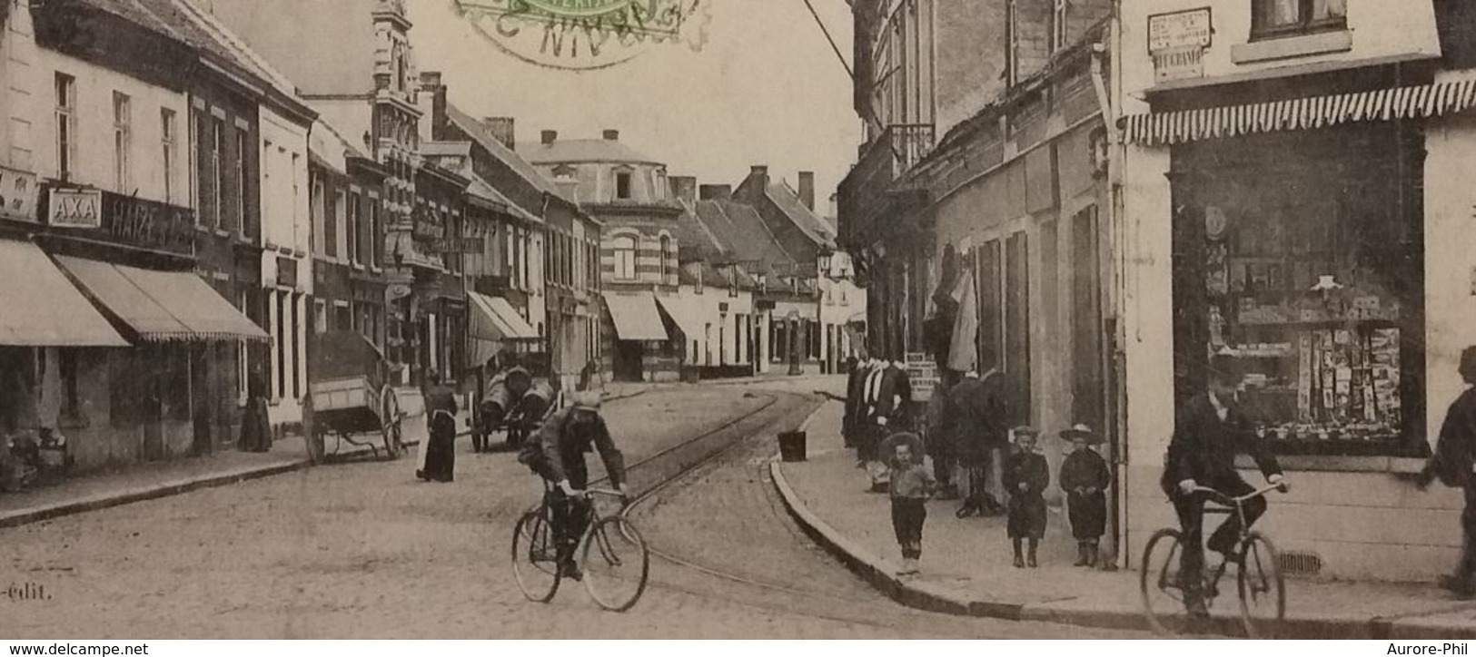 Quiévrain Rue Debast Avec Attelages (Coin Inf Gauche Déchiré) - Quiévrain