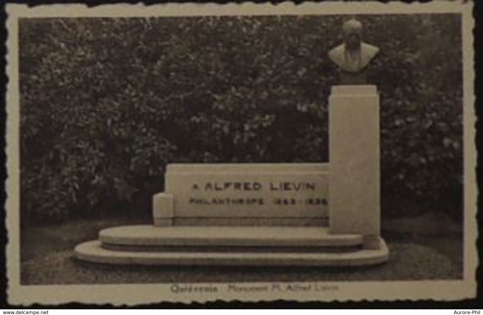 Quiévrain Monument M. Alfred Liévin - Quiévrain