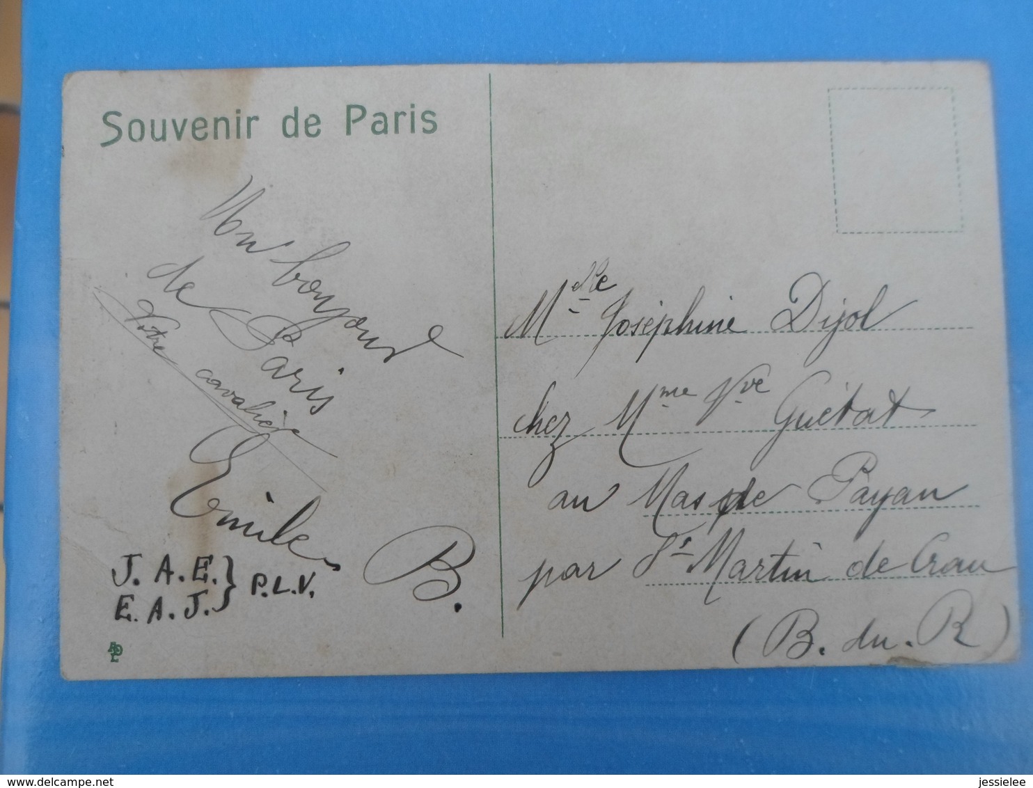 CARTE POSTALE EN RELIEF SOUVENIR DE PARIS - Saluti Da.../ Gruss Aus...