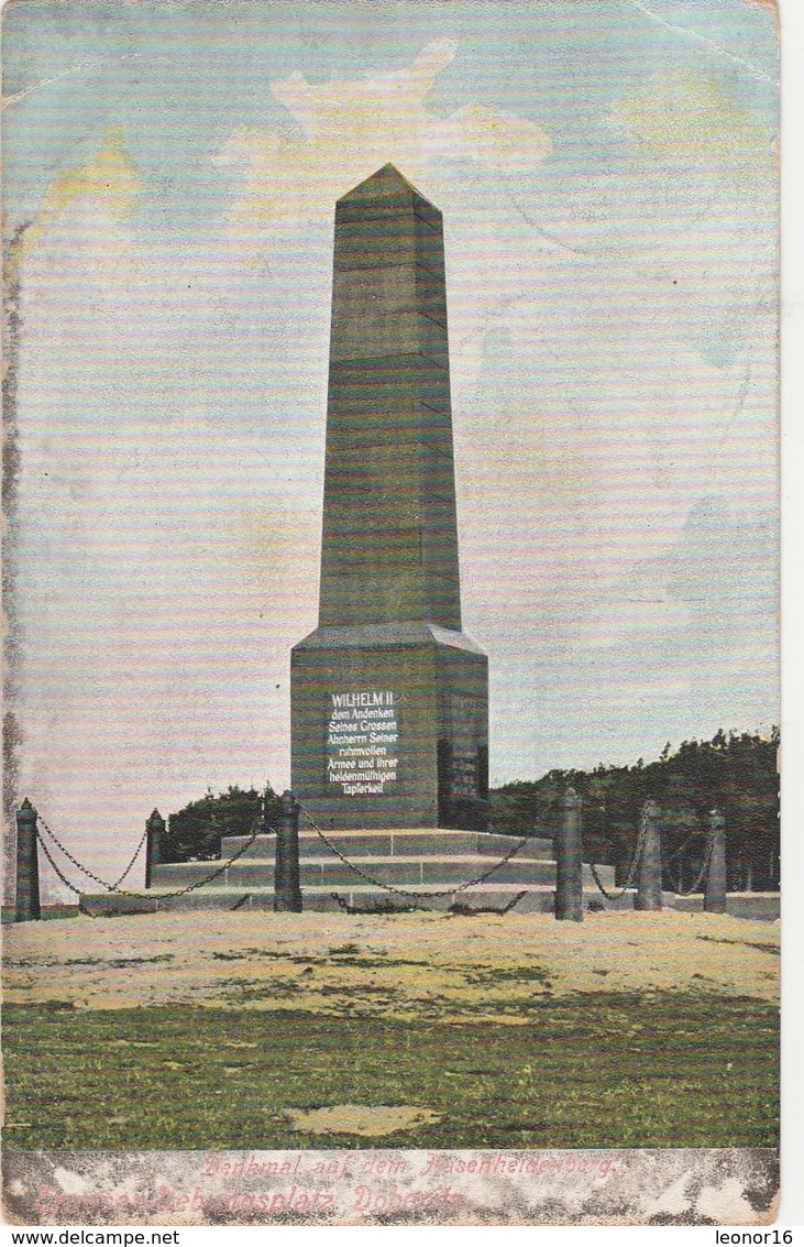 DÖBERITZ   -  DENKMAL AUF DEM HASENHEIDENBERG  - Verlag : HARTWIG & VOGEL  Aus Berlin   Nr 19822 - Dallgow-Doeberitz