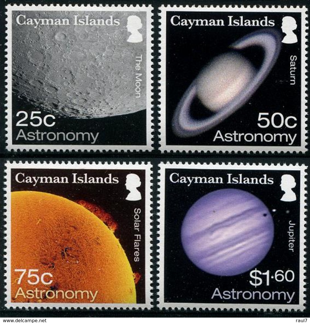 CAYMAN 2017 - Astronomie, Planètes - 4 Val Neufs // MNH - Kaaiman Eilanden