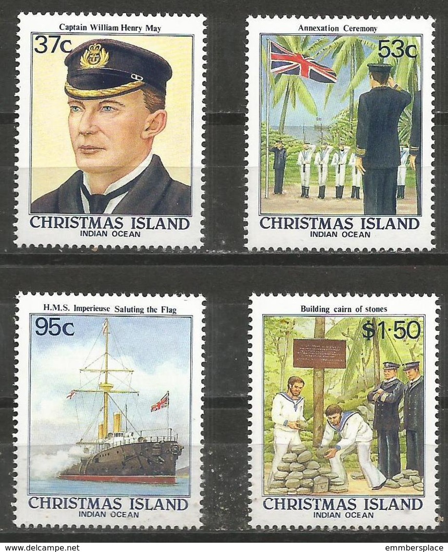 Christmas Island - 1988 British Annexation MNH **    Sc 214-7 - Christmas Island