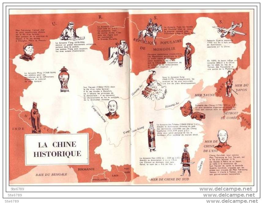 LA CHINE 1966  J Tallandier Revue TOUR DU MONDE - Géographie