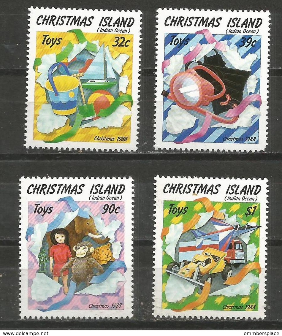 Christmas Island - 1988 Christmas MNH **    Sc 222-5 - Christmas Island