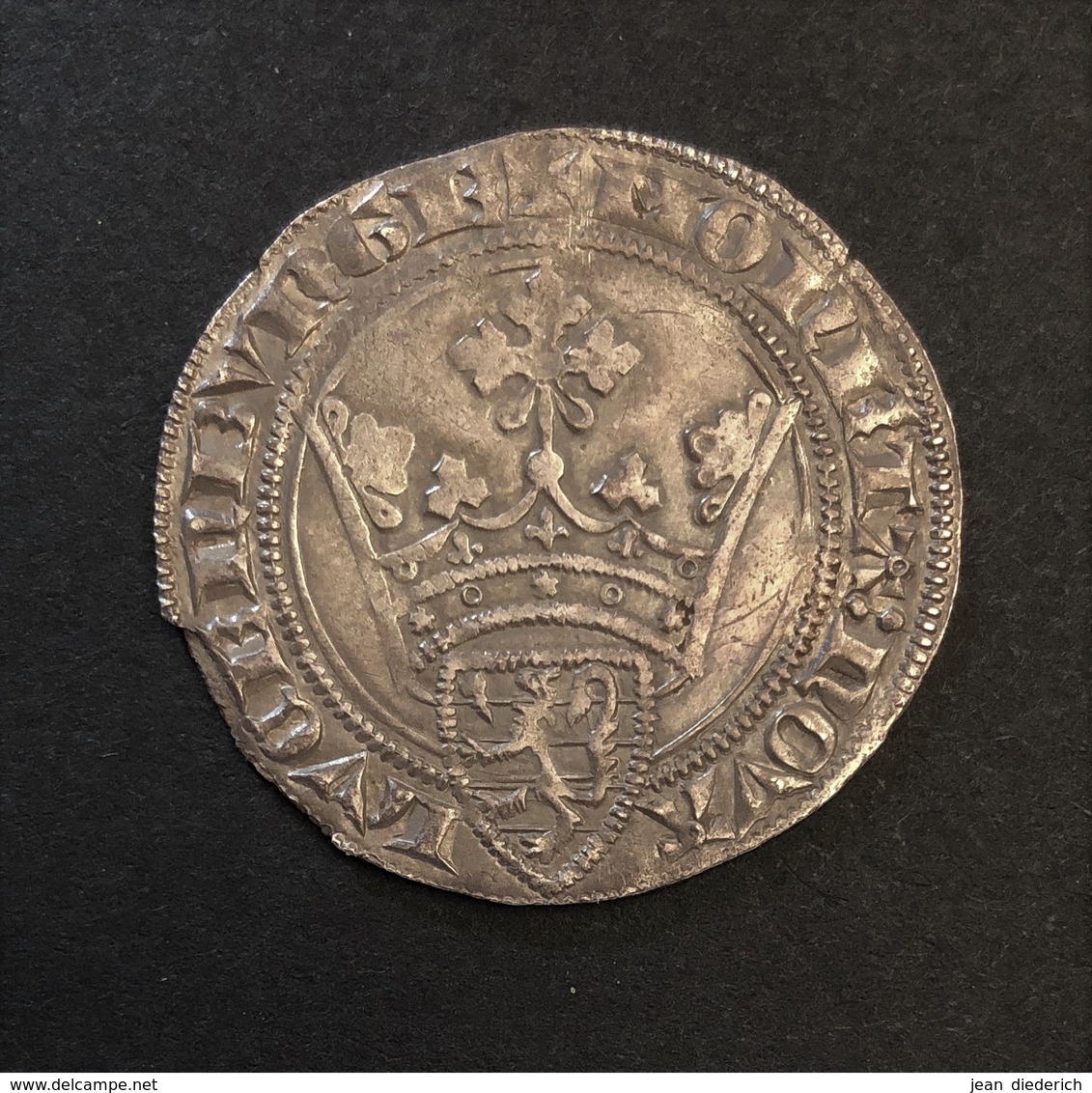 . Luxembourg - "Gans" (Gros) - Wenceslas II - 1ière Période 1383 - 1388 (L163-1 / Weiller 154) - Luxemburg