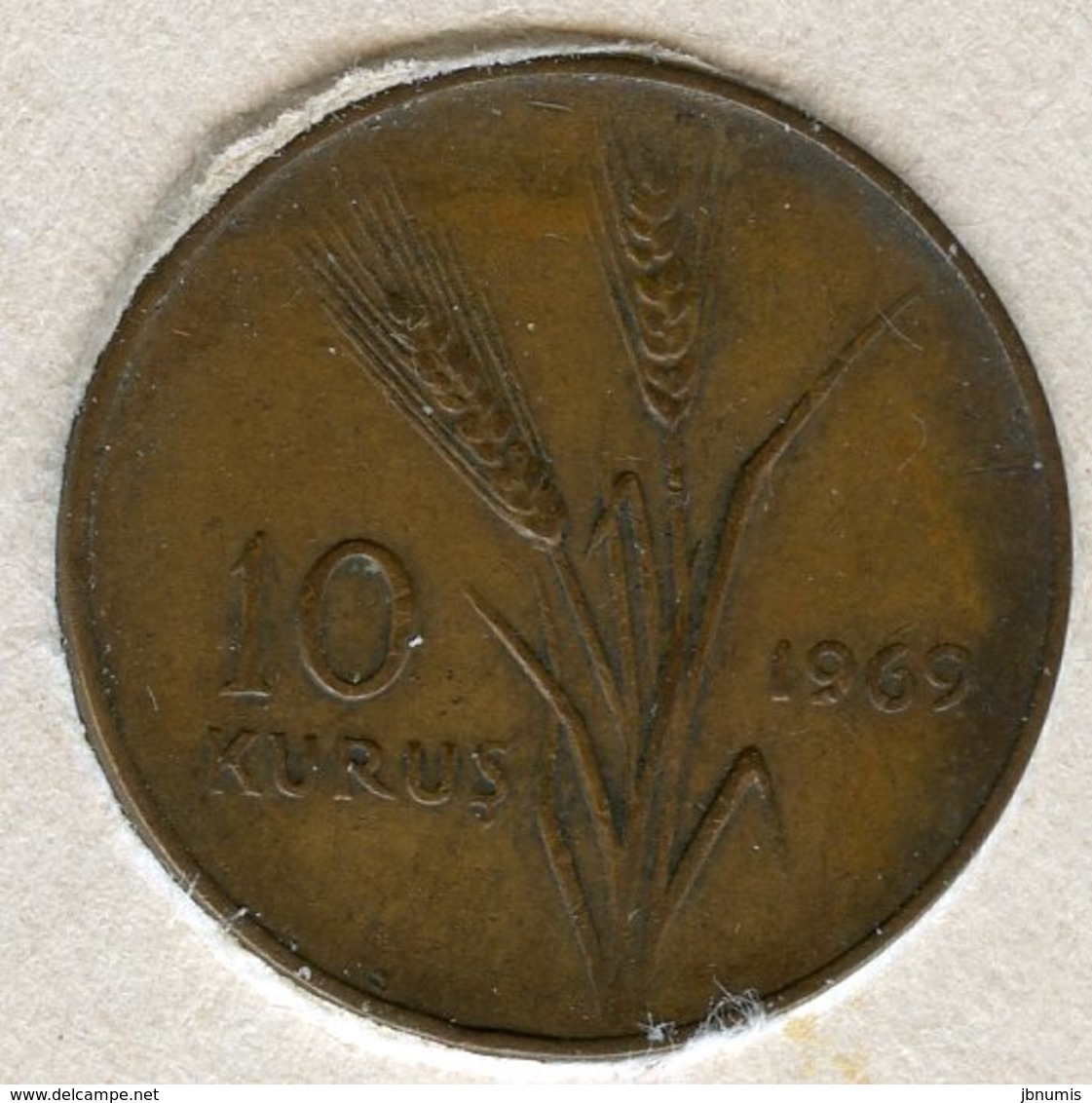 Turquie Turkey 10 Kurus 1969 KM 891.2 - Turquie