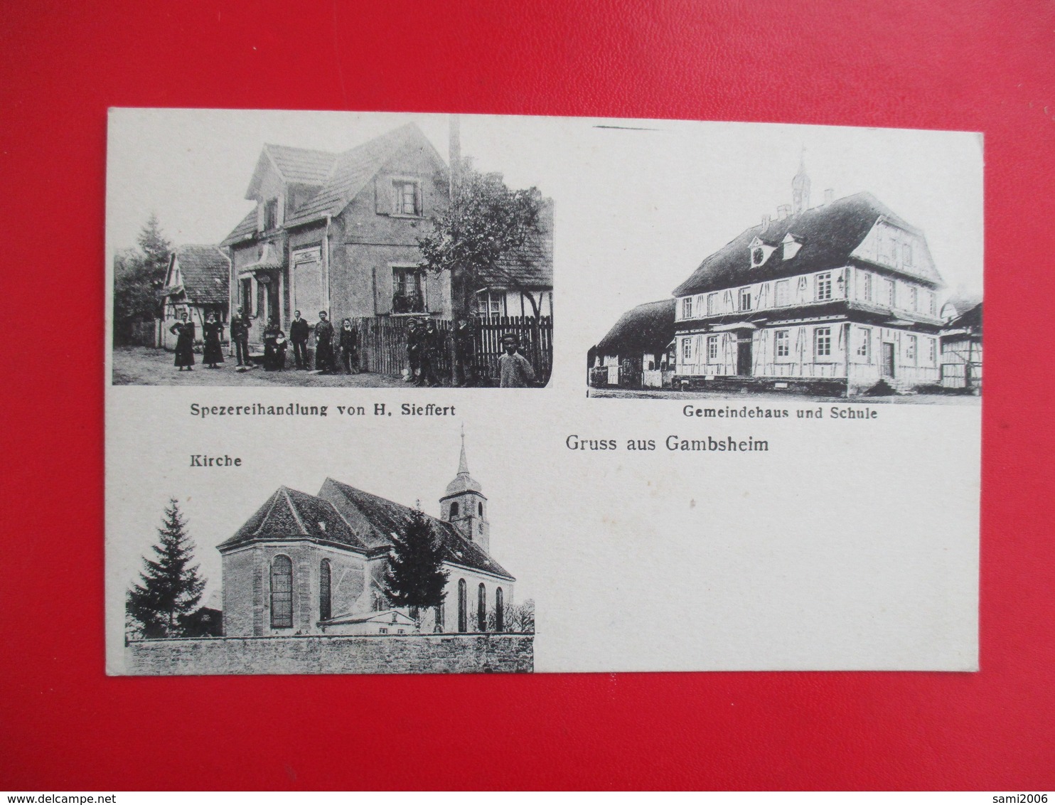 CPA 67 GRUSS AUS GAMBSHEIM MULTI VUES - Gambsheim