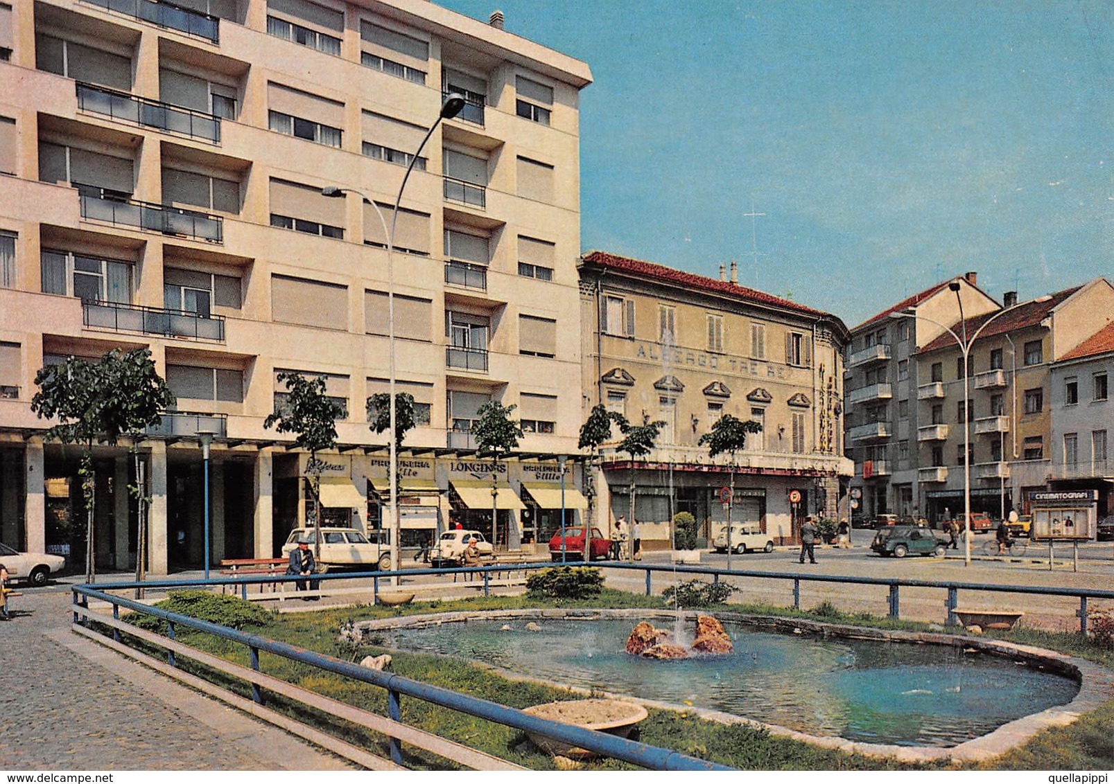 07845 "RIVOLI (TO) - PIAZZA MARTIRI DELLA LIBERTA'" AUTO ANNI '60. CART NON SPED. - Rivoli