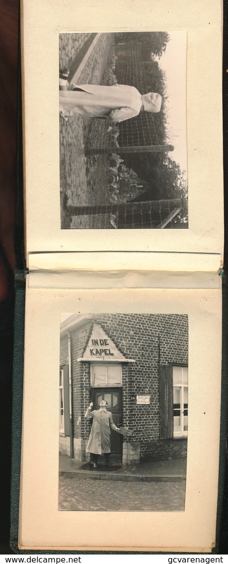 IZEGEM - ALBUM VAN FAMILIE WYBO - 48 FOTO'S MERENDEEL IN PARK KASTEEL - ALBUM 13X9X3 CM  - MEERDERE AFBEELDINGEN