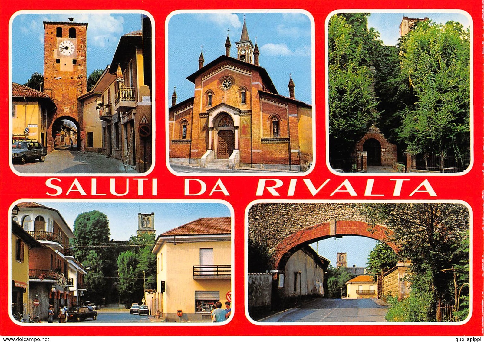 07852 "RIVALTA (TO) - PANORAMA"  CART NON SPED. - Rivoli