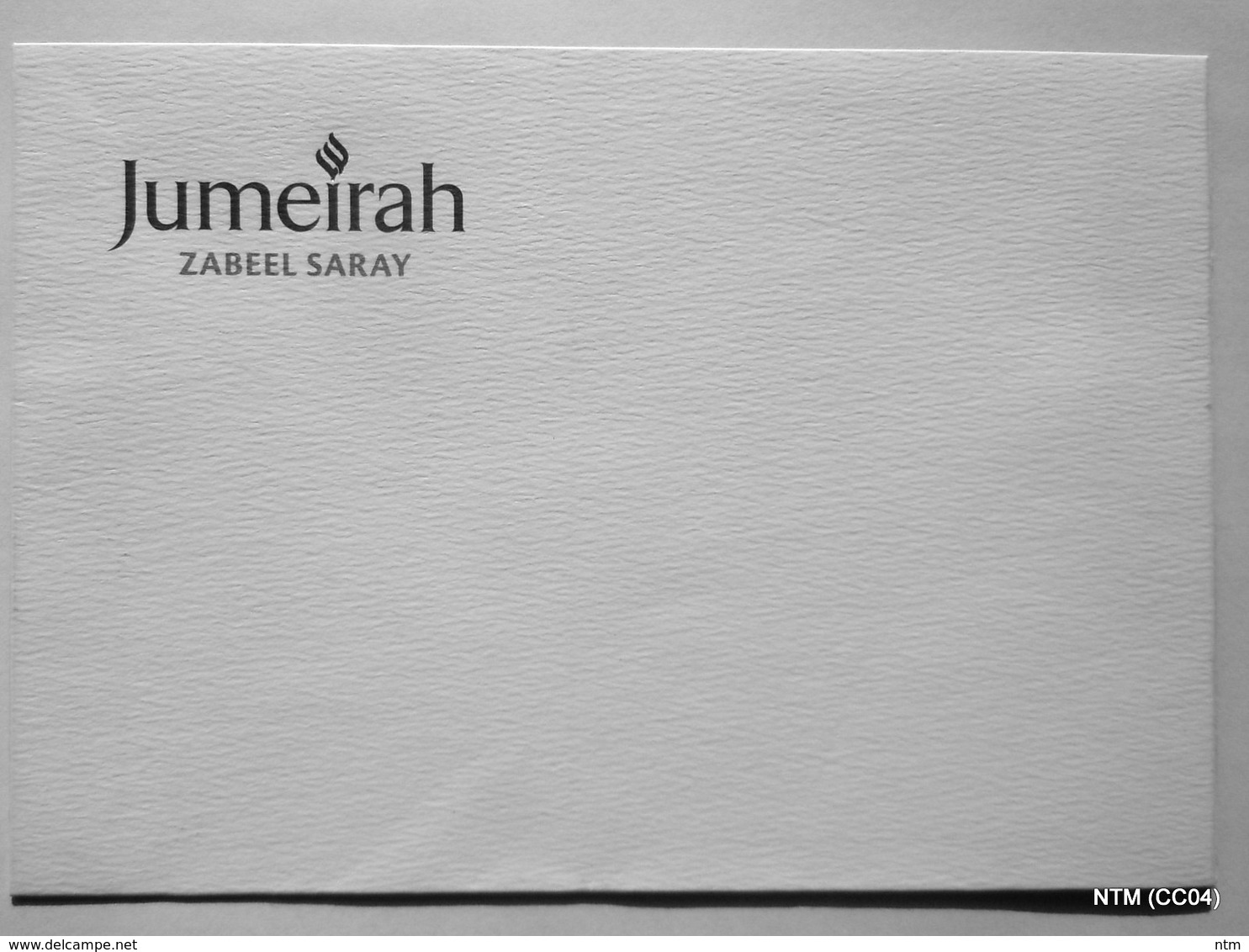 UAE DUBAI Picture Post Card (with An Envelope) Showing The Lobby In Hotel 'Jumeirah Zabeel Saray' In Dubai, UAE - Dubai