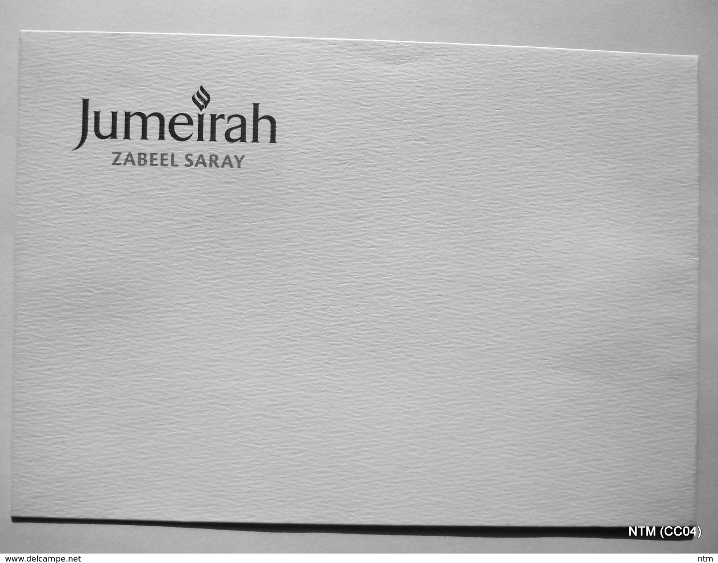 UAE DUBAI Picture Post Card (with An Envelope) Showing The Hotel 'Jumeirah Zabeel Saray' In Dubai, UAE - Dubai