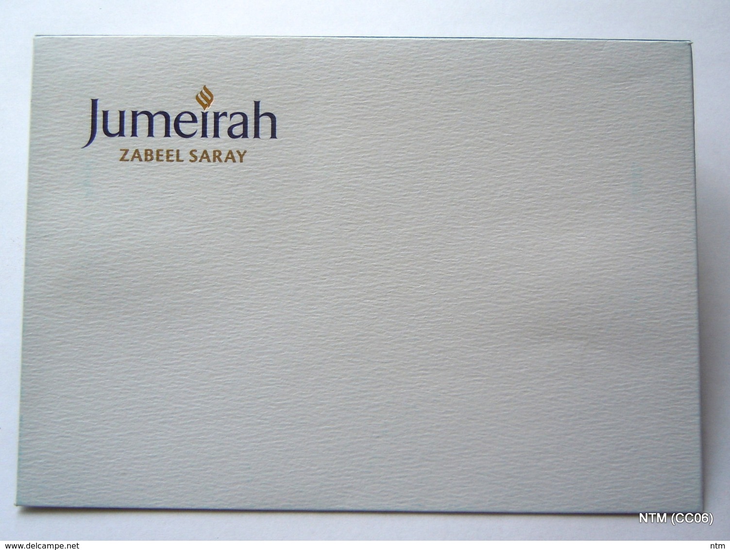 UAE DUBAI Picture Post Card (with An Envelope) Showing The Talise Ottoman Spa In Hotel 'Jumeirah Zabeel Saray' In Dubai, - Dubai