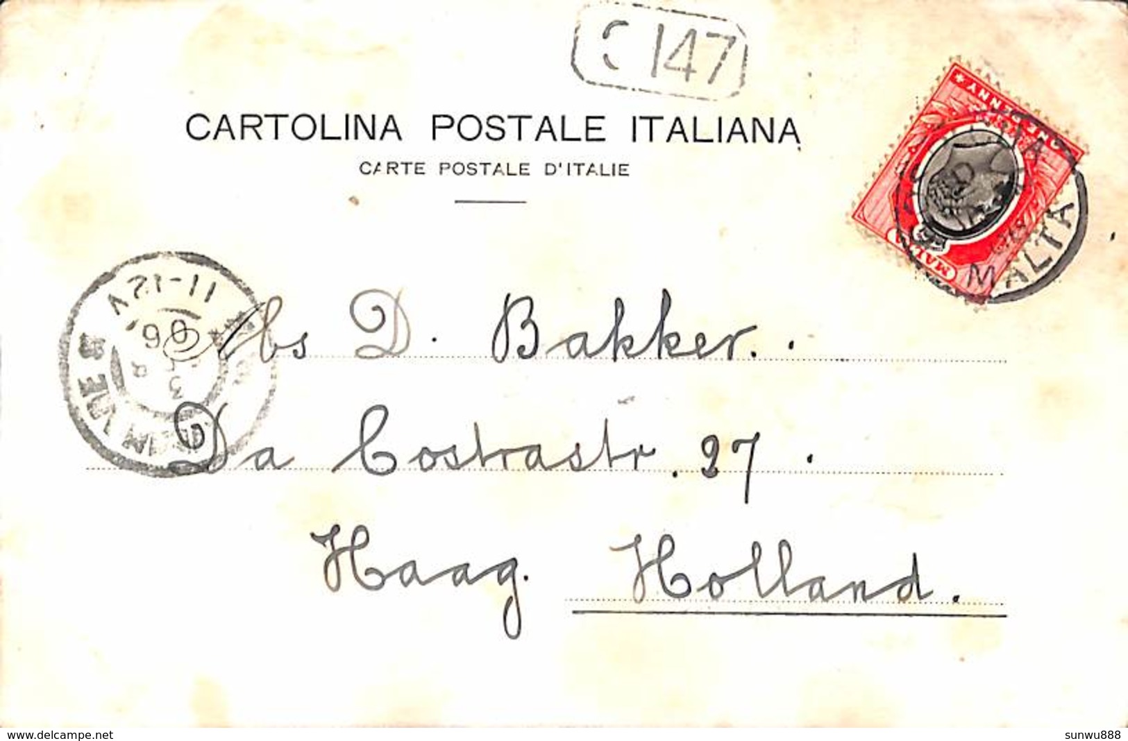 Portovenere S. Pietro - Golfo Di Spezia (Garzini E Pezzini, Malta To Holland Stamp) - La Spezia