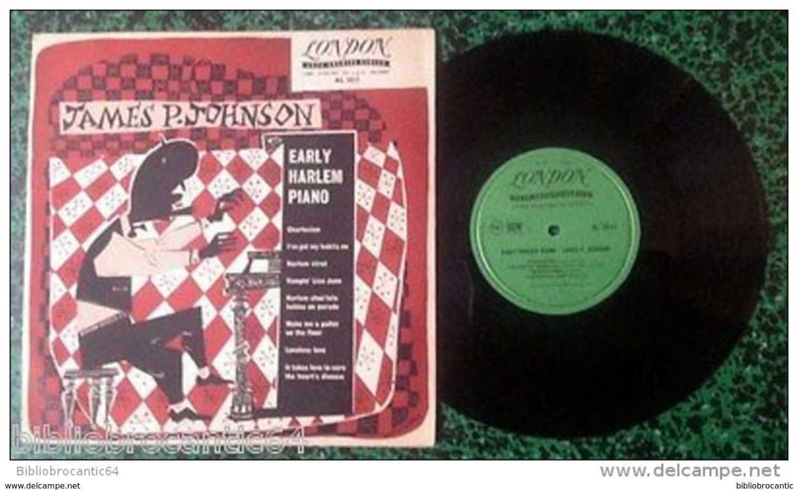 * JAMES P. JOHNSON * EARLY HARLEM PIANO < LP 25cm LONDON AL 3511 (Edit.anglaise) - Jazz