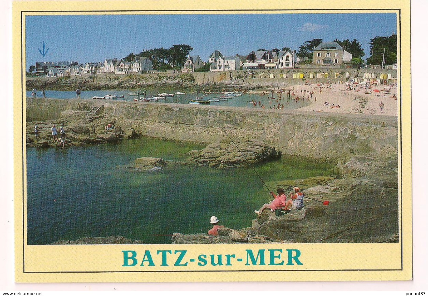 Batz Sur Mer: La Plage St Michel Et La Jetée Du Port - - Batz-sur-Mer (Bourg De B.)