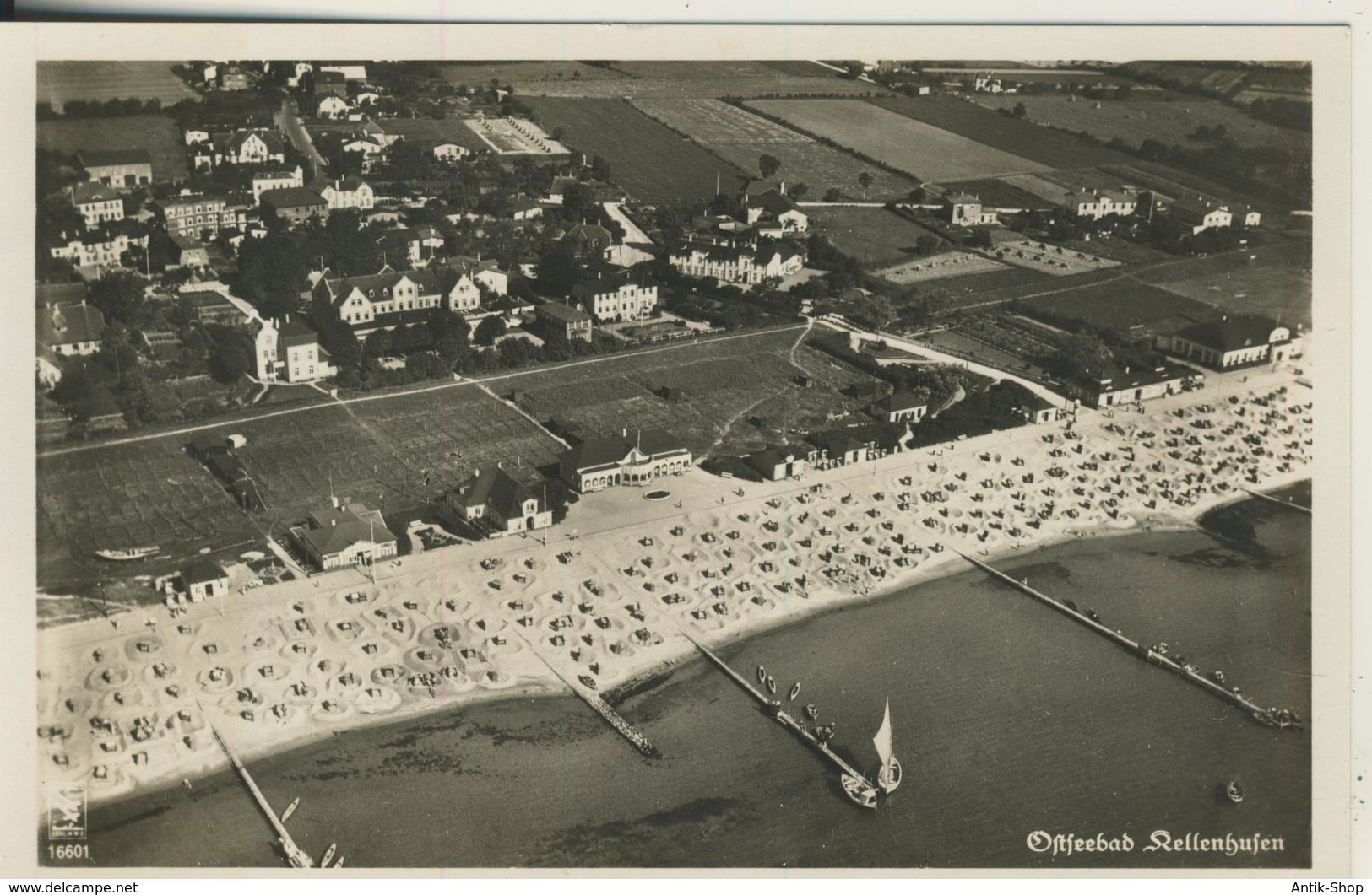 Ostseebad Kellenhusen V. 1936  Dorf Und Strandansicht  (105) - Kellenhusen