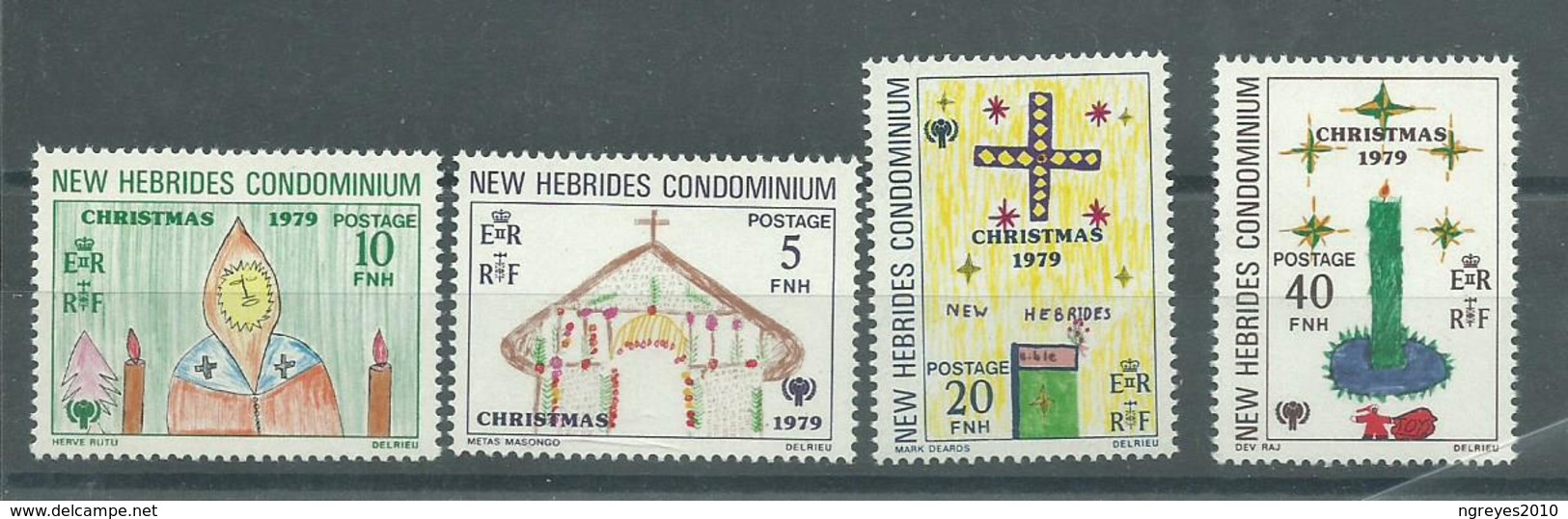 180029141  NEW  HEBRIDES  YVERT  Nº  571/4  **/MNH - Unused Stamps