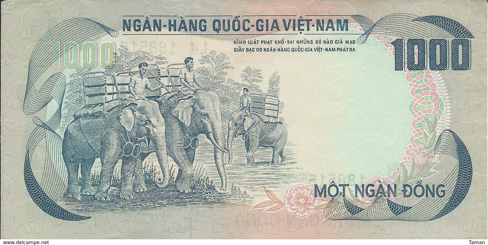 Vietnam Sud   1000 Dong   1972   Neuf - Vietnam