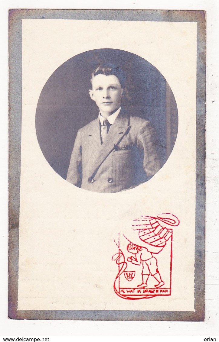 DP Foto - Jules J. Vervaeke / De Waele 18j. ° Hulste Harelbeke 1904 † Kanegem 1922 - Santini