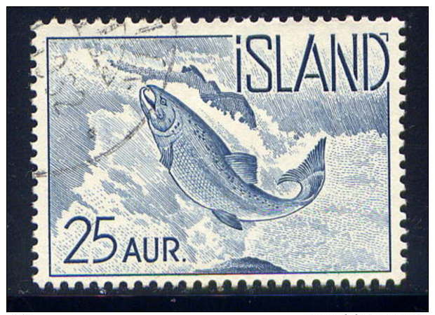 ISLANDE -  294° - SAUMON - Used Stamps