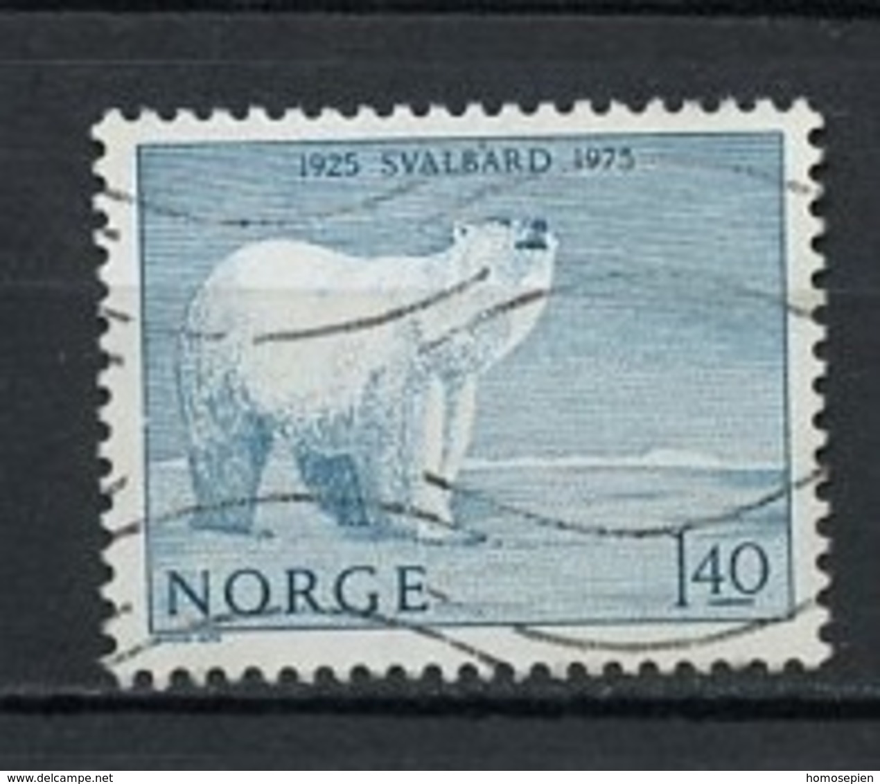 Norvège - Norway - Norwegen 1975 Y&T N°667 - Michel N°711 (o) - 140ö Ours Polaire - Oblitérés