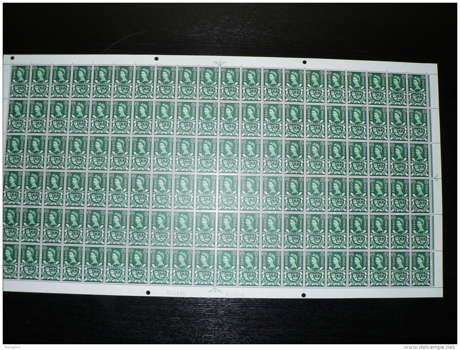 1960  GENERAL LETTER OFFICE TERCENTENARY SET OF 2 COMPLETE SHEETS OF 120 Stamps UM  Folded SG 619-620 - Unused Stamps