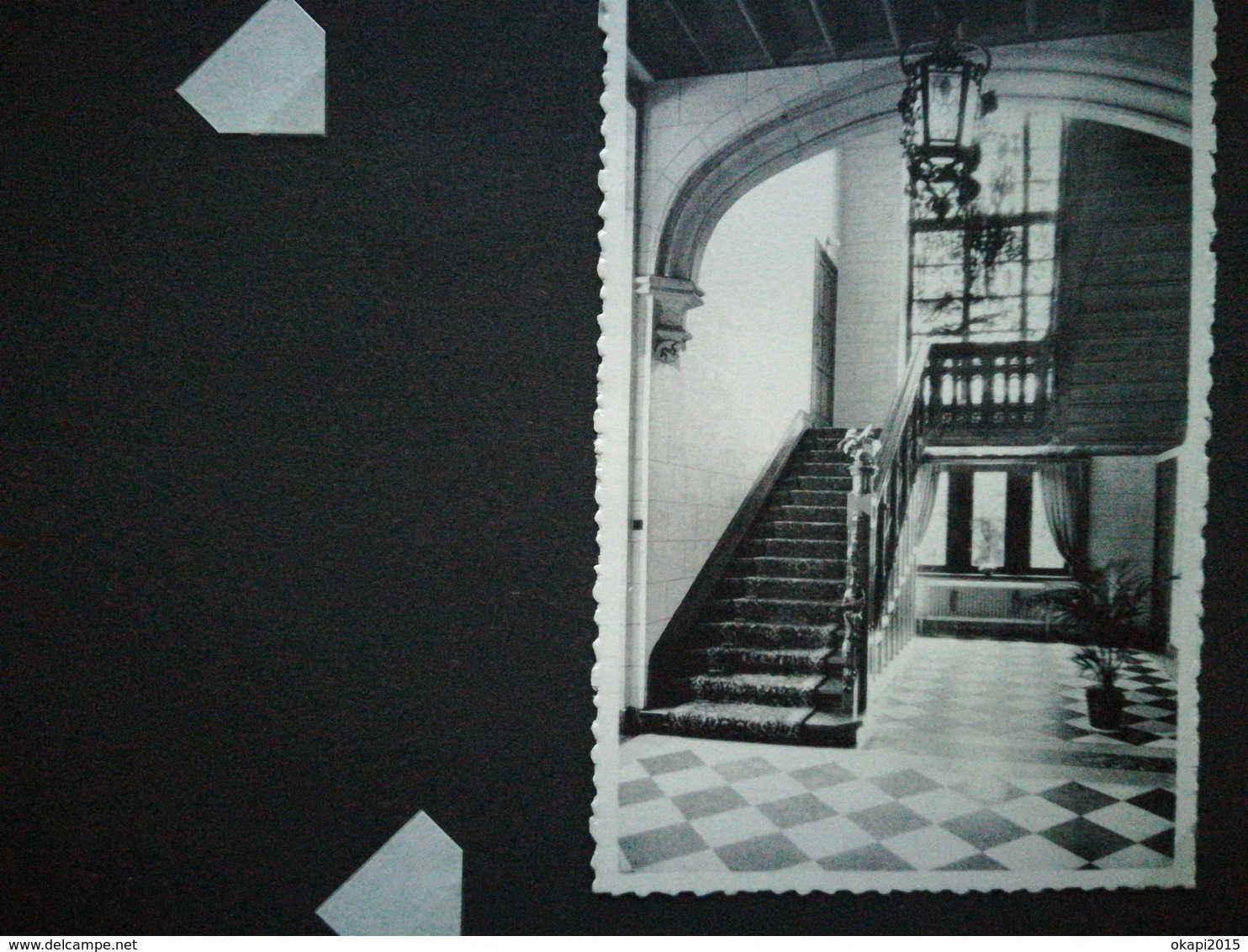 MAISON DE COVALESCENCE "LEVENSLUST" RETIE ANVERS  Flandre Belgique 4 CARTES POSTALES NOIR - BLANC ET 4 PHOTOS ORIGINALES