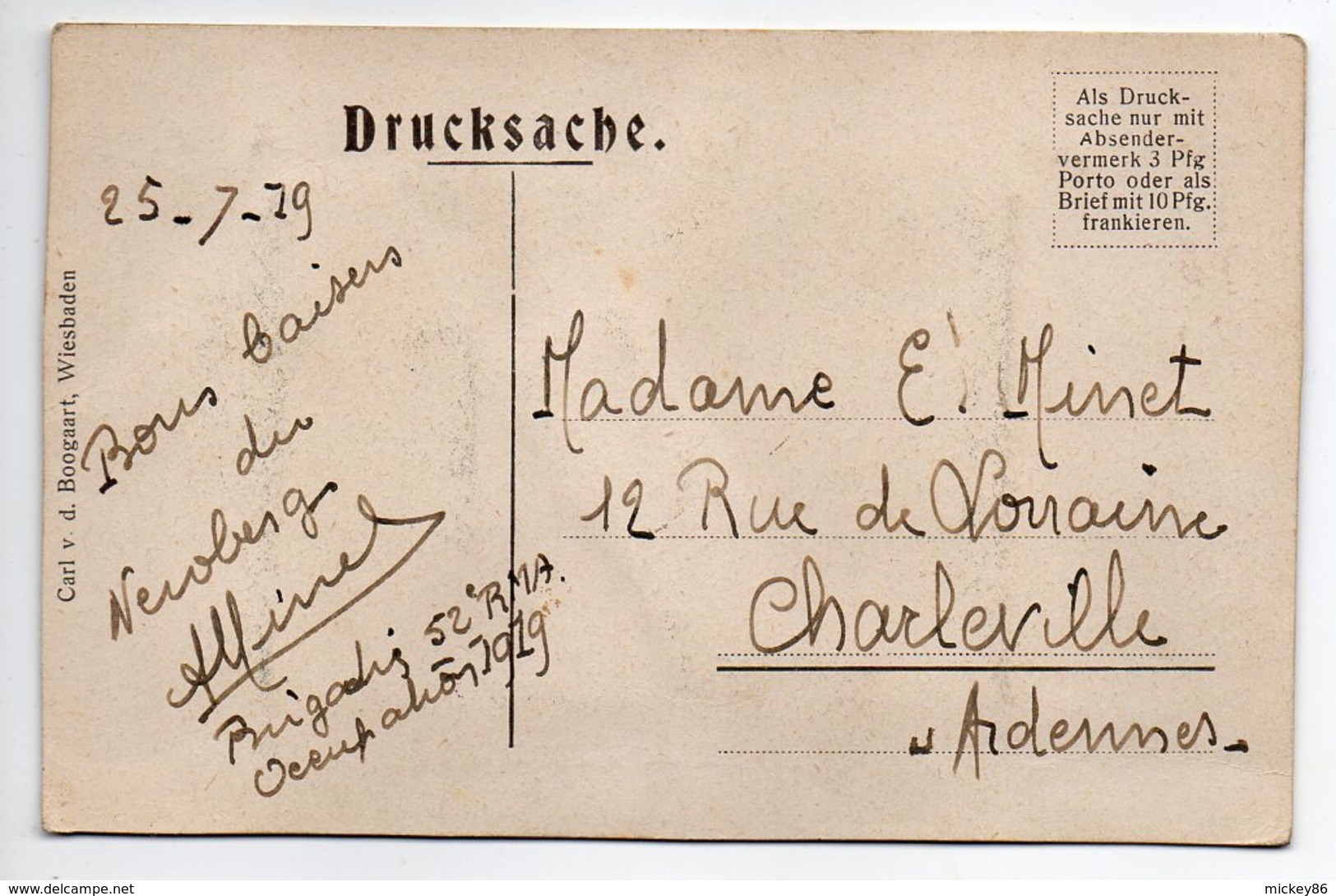 Allemagne-- WIESBADEN -1919-- Total  Vom Neroberg  ---carte à Système (10 Vues)...à Saisir - Wiesbaden