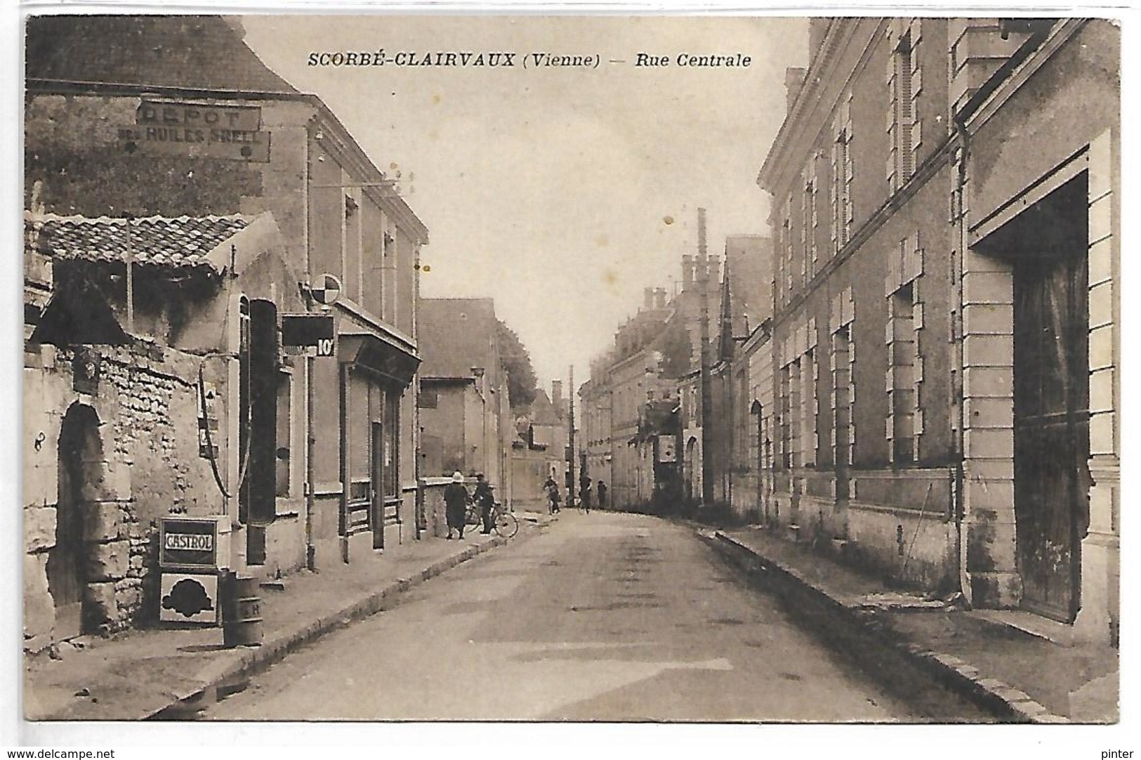 SCORBE CLAIRVAUX - Rue Centrale - Scorbe Clairvaux