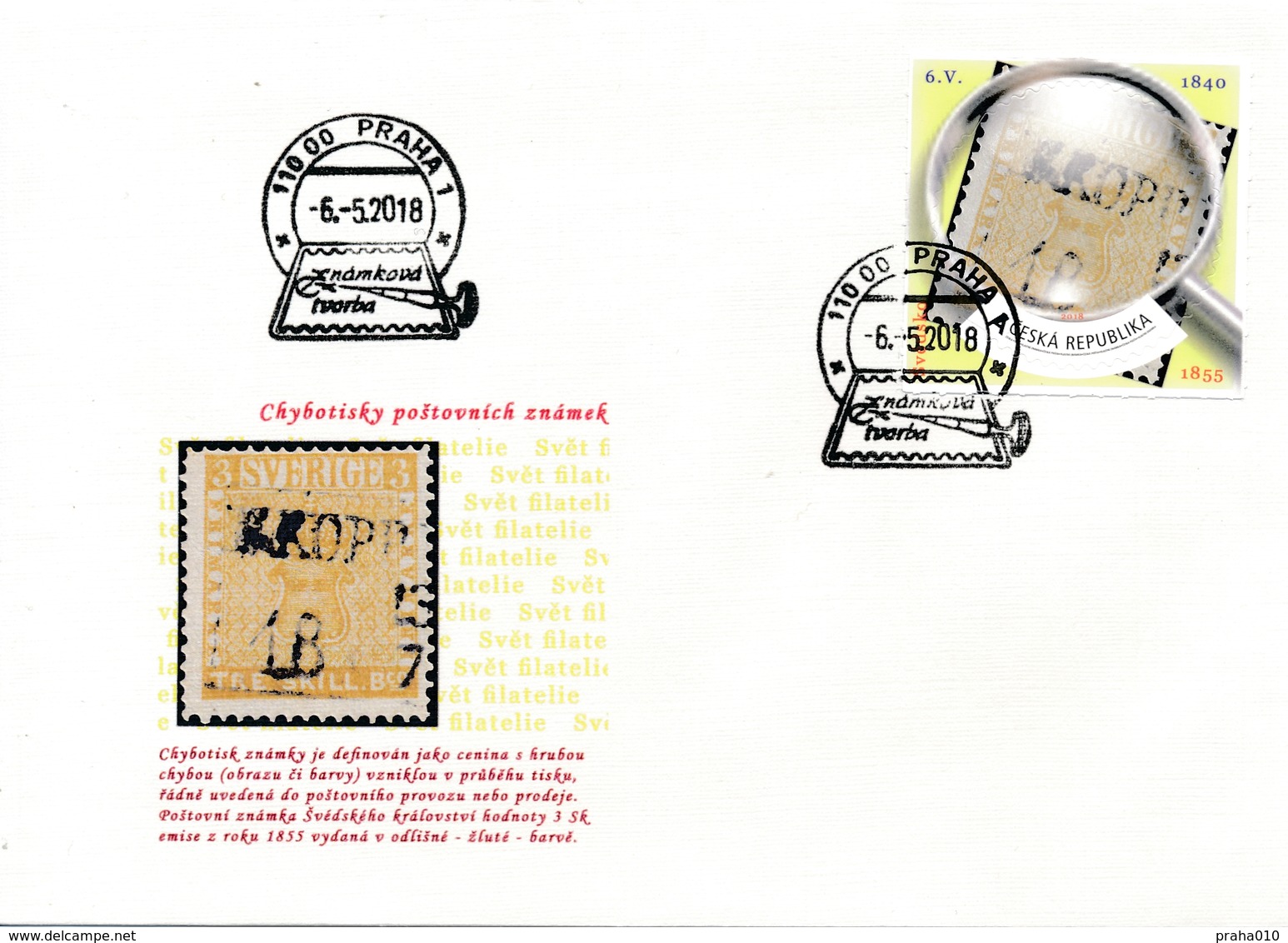 Czech rep. / My Own Stamps (2018) The world of philately (FDC) First day cover (complete set - 25 pcs.)