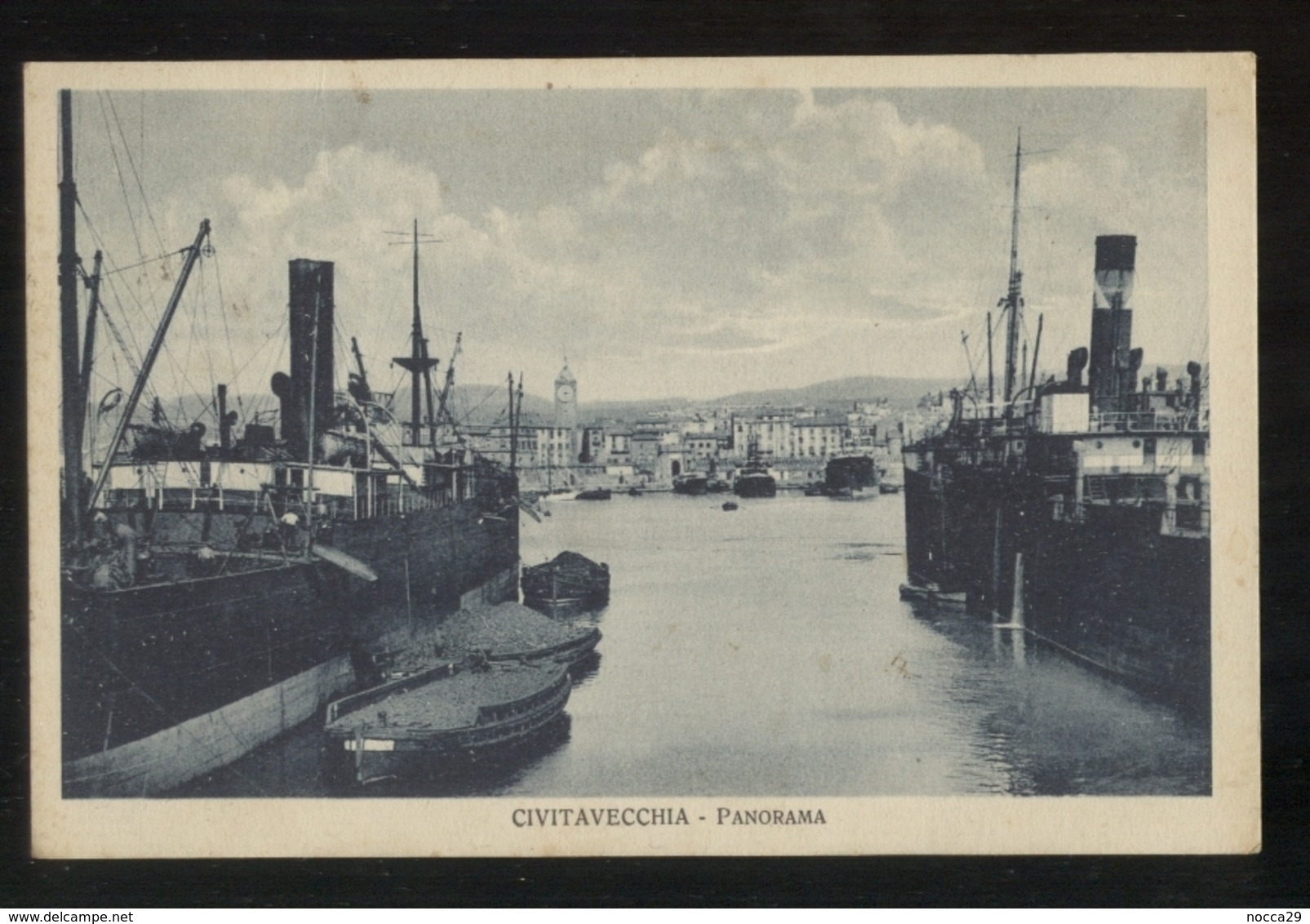 CIVITAVECCHIA - ROMA 1932 - PANORAMA - FORMATO PICCOLO - Other & Unclassified