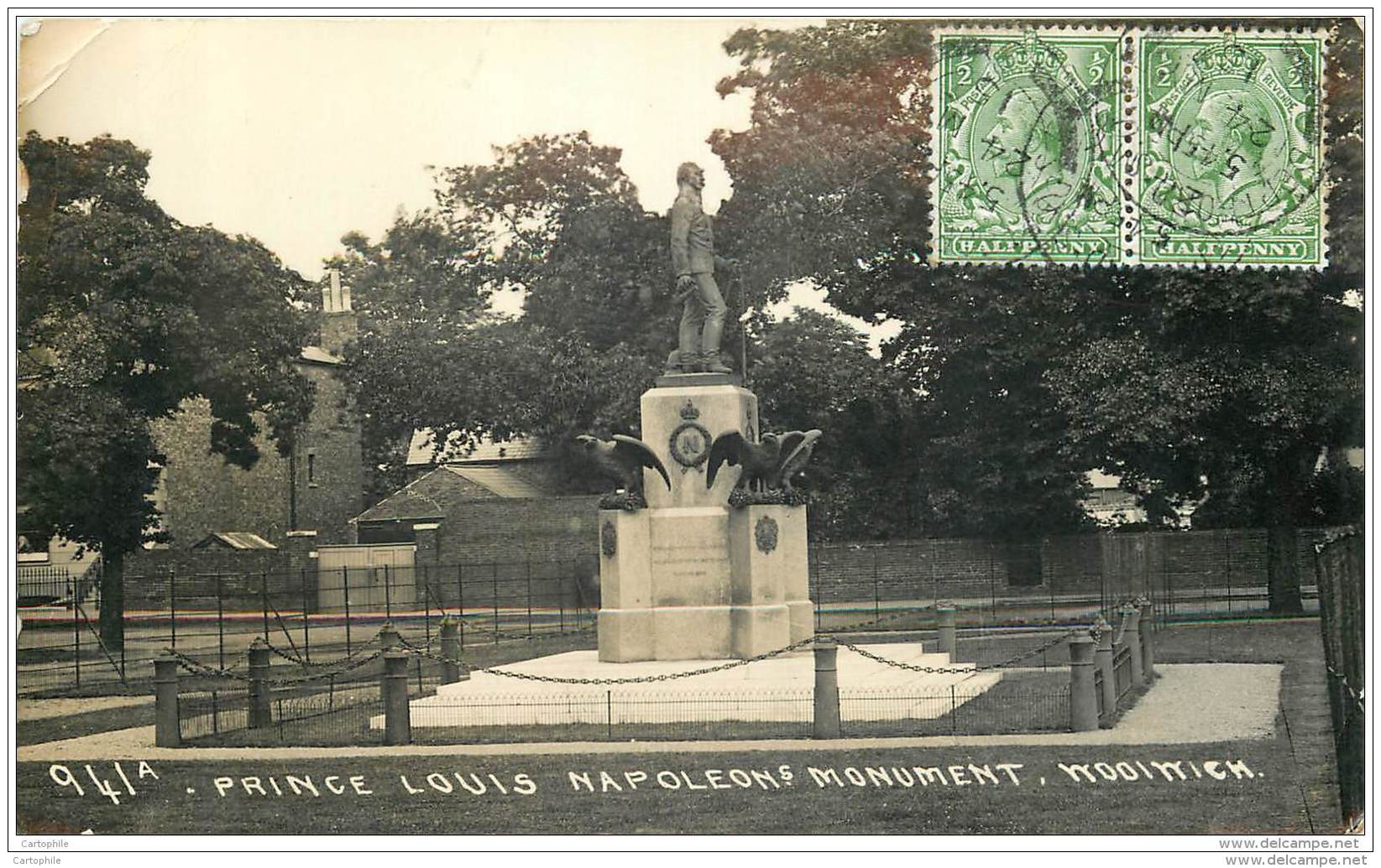 UK - Woolwich - Prince Louis Napoleon Monument 1915 - London Suburbs