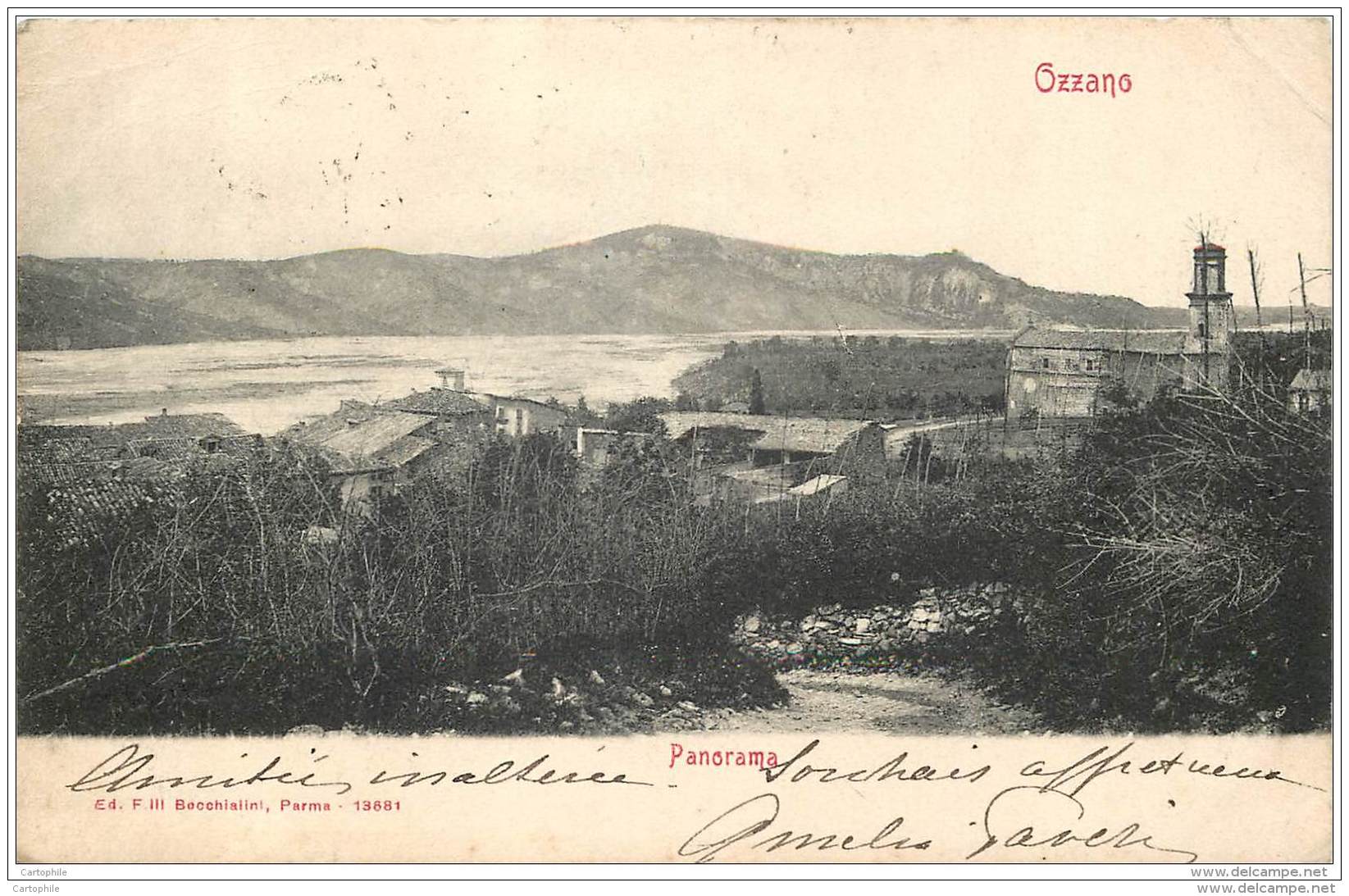 Italie - Ozzano - Panorama Vers 1900 - Otros & Sin Clasificación