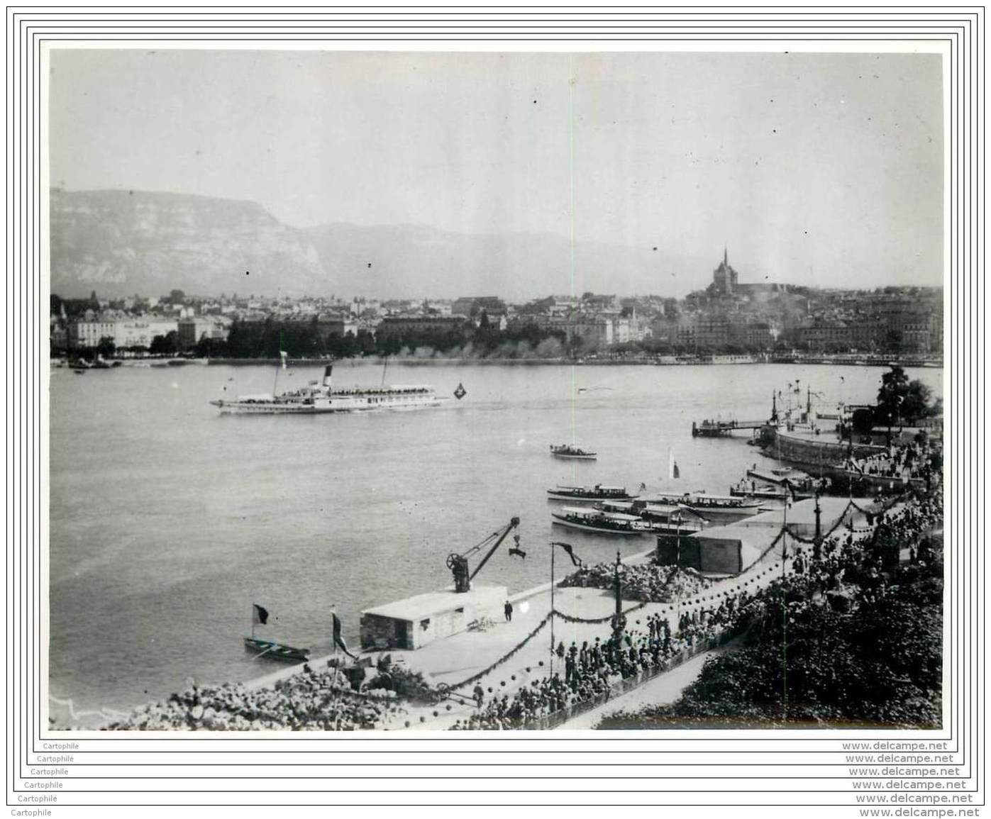 Press Photo - SUISSE - Geneve - Geneva - Mr Chamberlain's Mission 1934 - Lieux