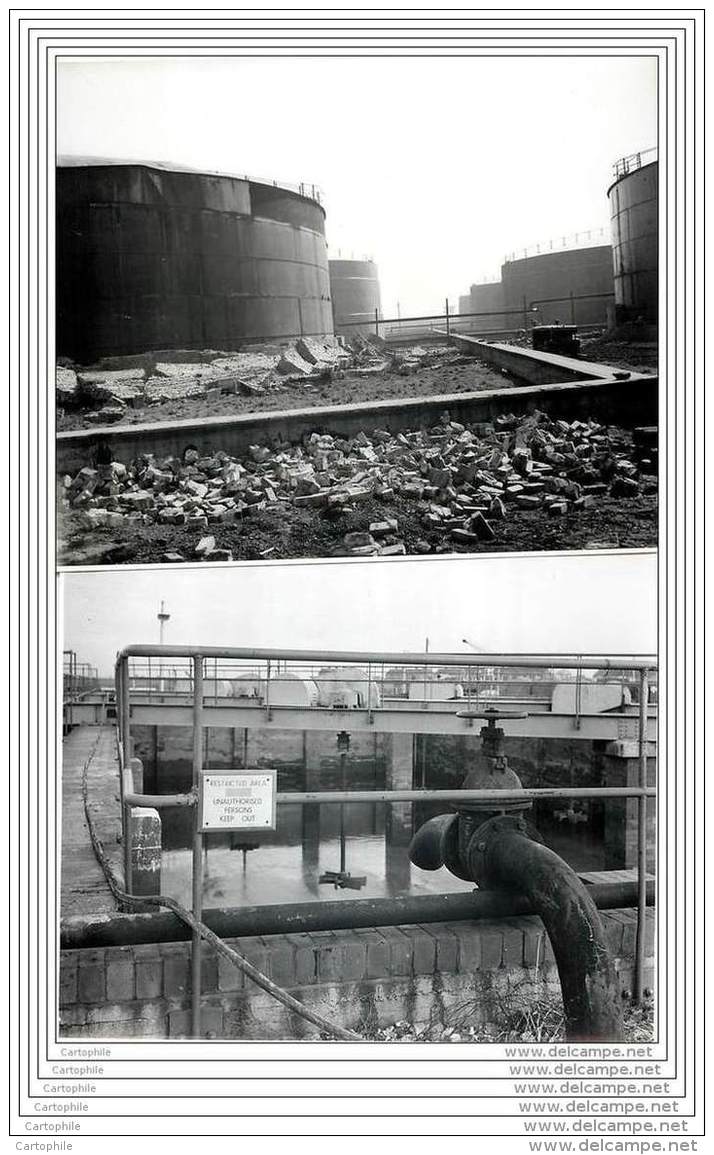 Press Photo - UK - Petroleum Storage After The War 1947 + Atom Research Centre At Harwell - Oil Petrol Refinery Mine - Orte