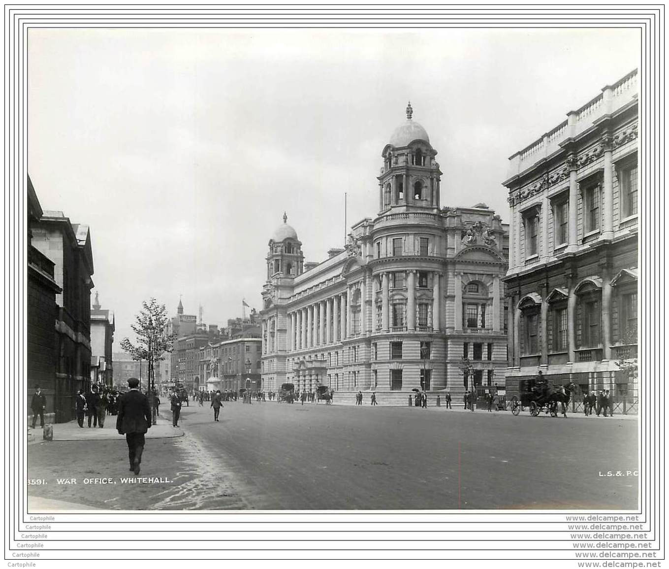 Press Photo - UK - London - The War Office, Whitehall 1907 - Lieux