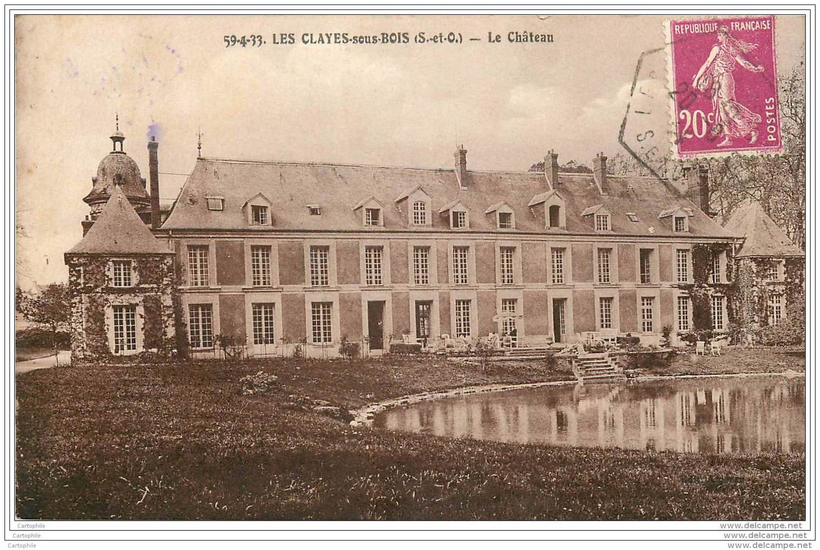 78 - LES CLAYES SOUS BOIS - Le Chateau 1924 - Les Clayes Sous Bois