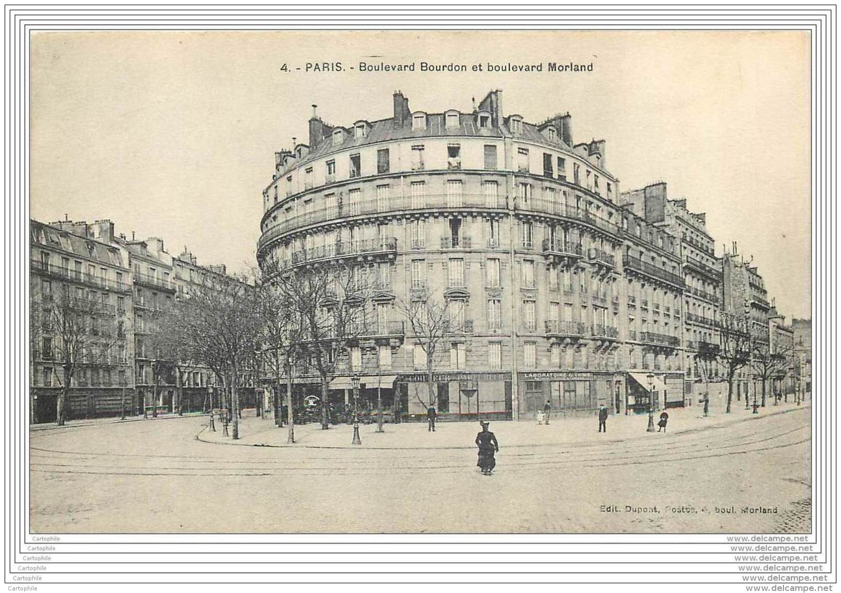 75004 - PARIS - Boulevard Bourdon Et Morland - Arrondissement: 04