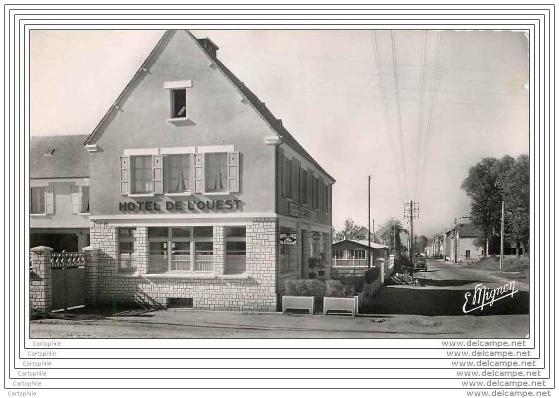 61 - ECOUCHE - Hotel De L'Ouest - RN 24 Bis (cpsm 9x14) - Ecouche