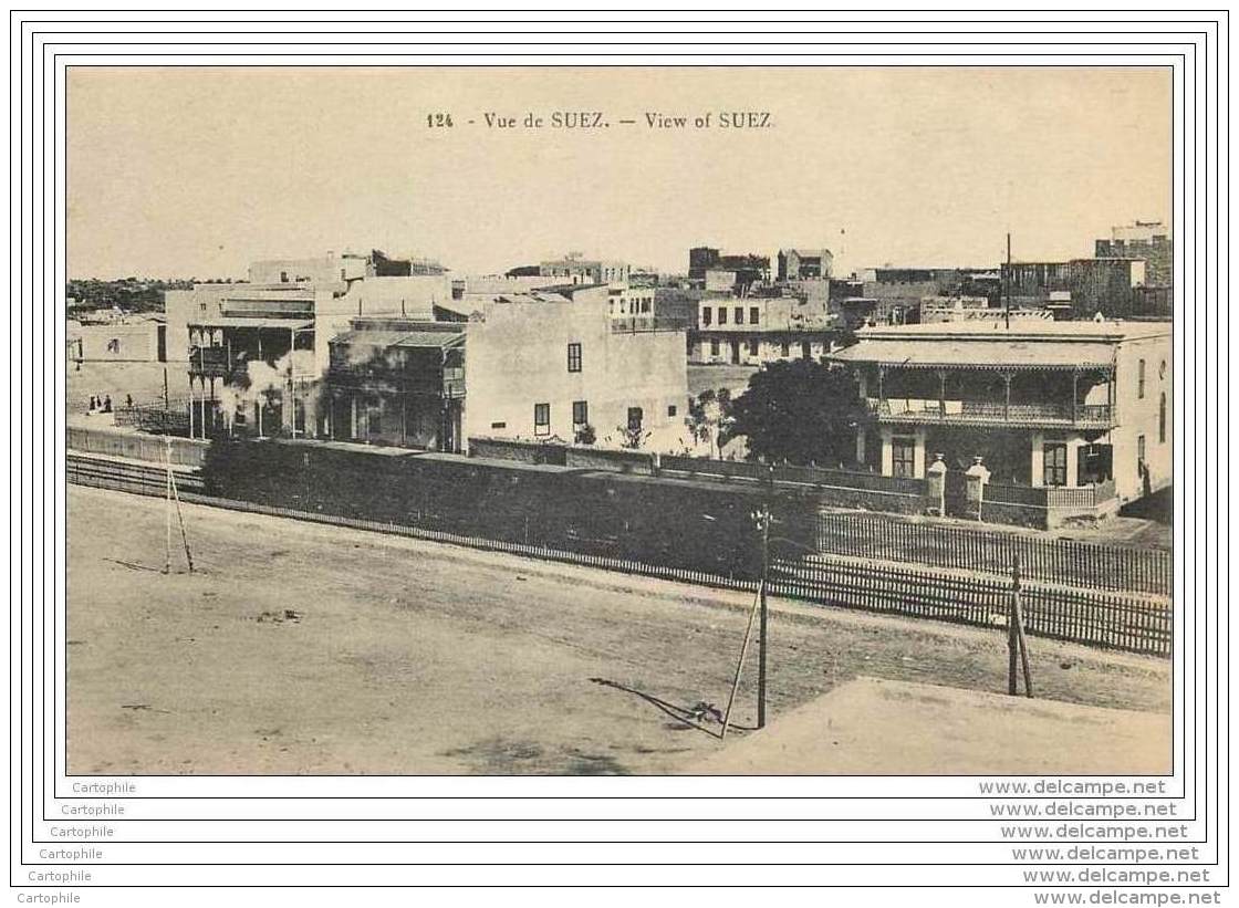 EGYPT - SUEZ - Vue View - Train Station - Suez