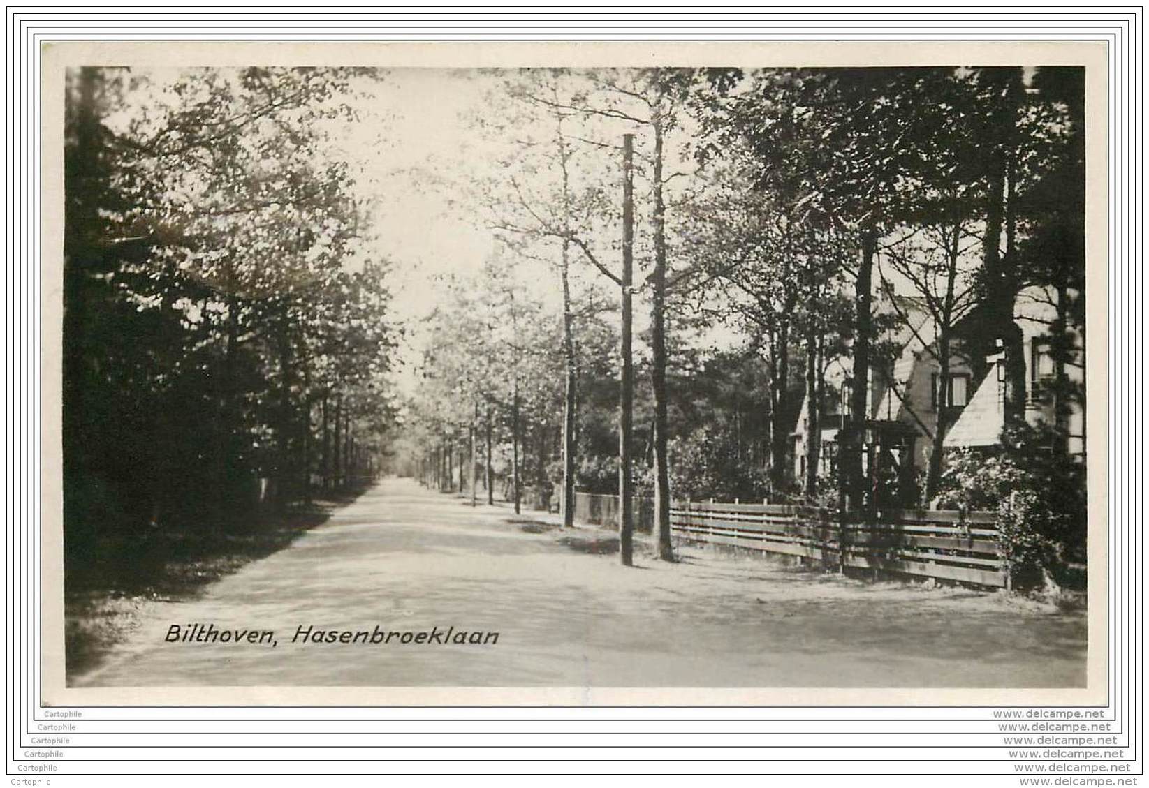 PAYS BAS - Bilthoven - Hasenbroeklaan - Bilthoven