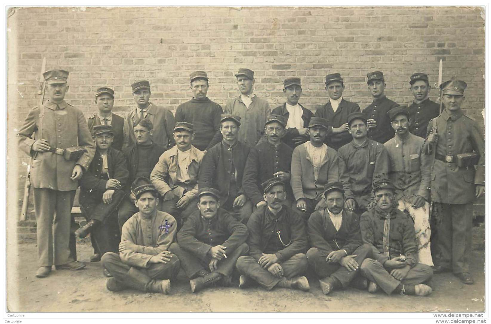 AK Photo - Camp De Prisonniers De Guerre - Gefangenenlager Doeberitz - Soldat Paul Mignot 1915 Avec Cachet - Guerre 1914-18