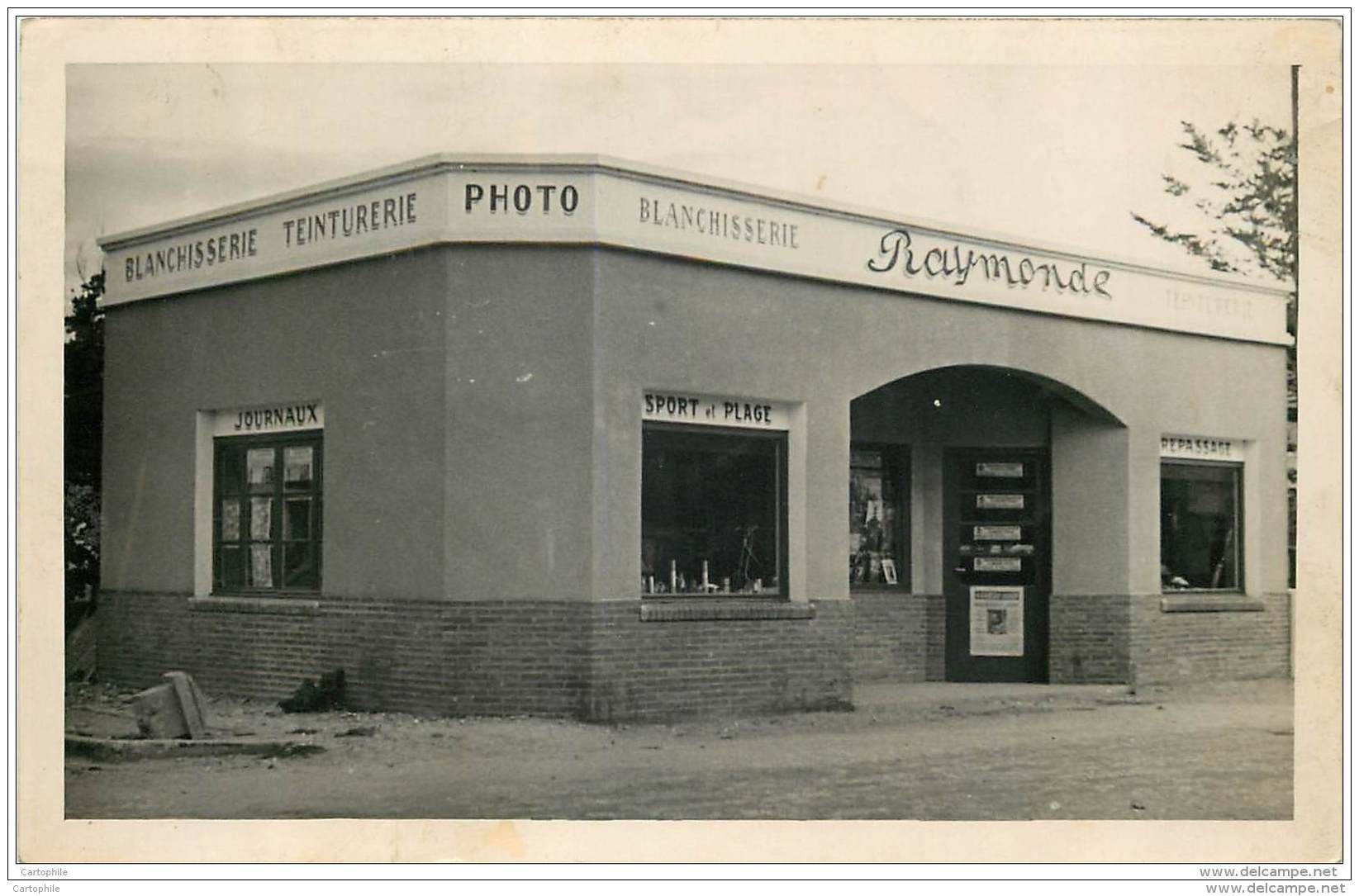 Carte Photo De La Blanchisserie Raymonde - Teinturerie Photo - Otros & Sin Clasificación