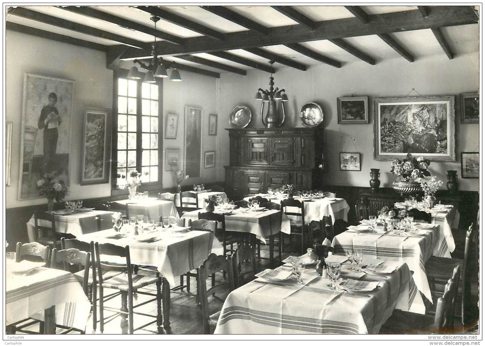 29 - RIEC SUR BELON - Restaurant Chez Melanie - Salle 1965 - Autres & Non Classés