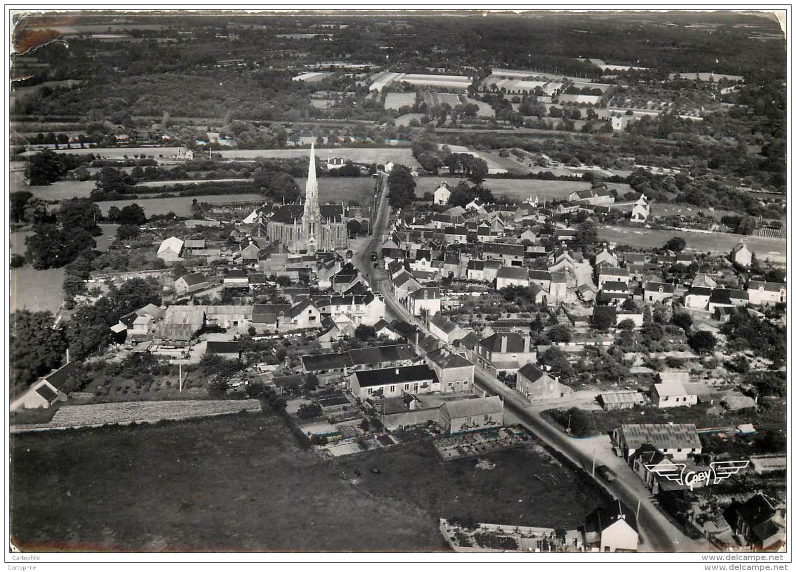 44 - GUENROUET - Vue Aerienne 1958 - Guenrouet