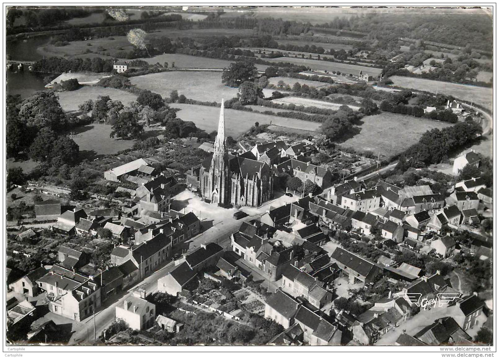 44 - GUENROUET - Vue Aerienne 2 - 1958 - Guenrouet