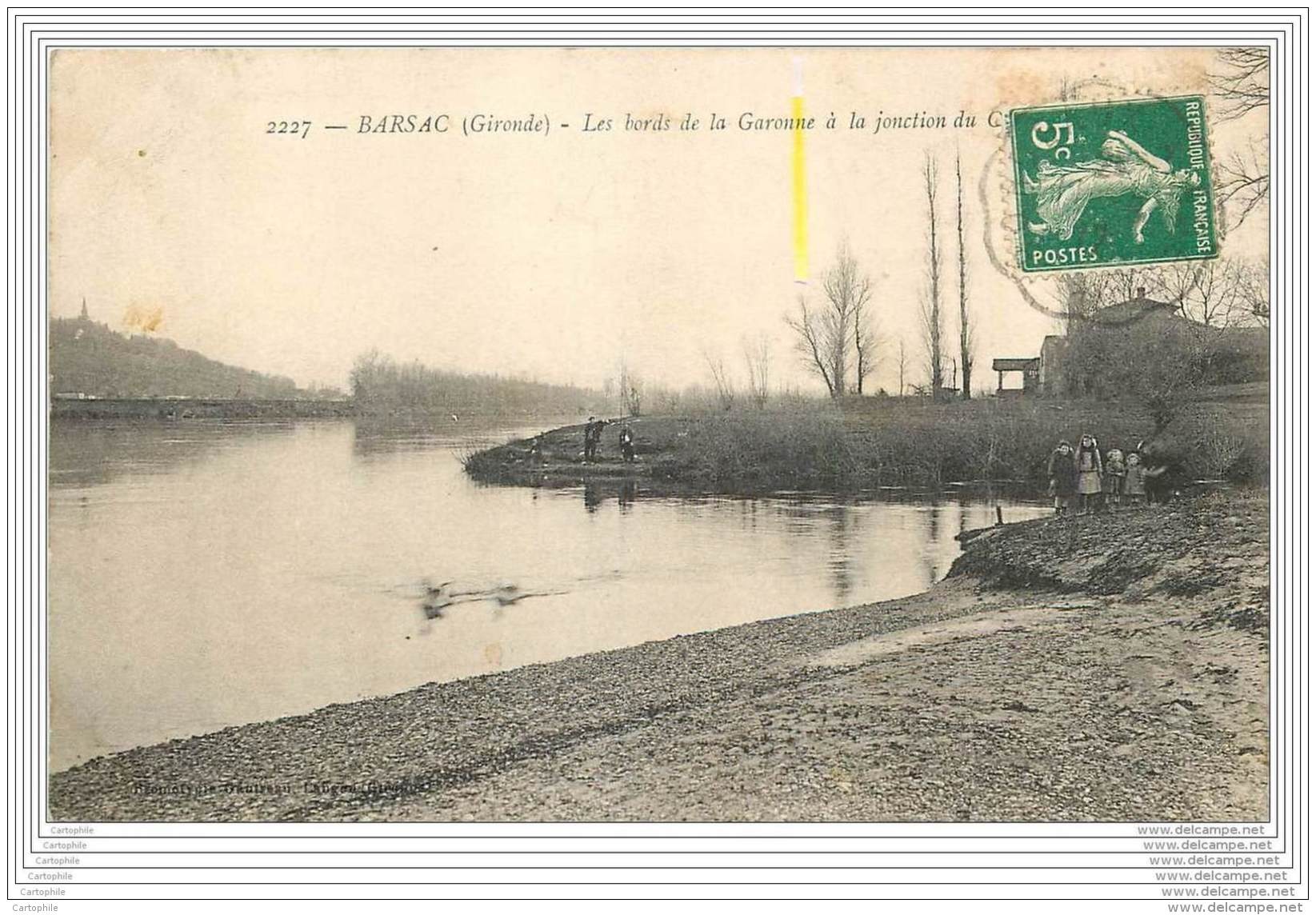 33 - BARSAC - Les Bords De La Garonne A La Jonction... - Altri & Non Classificati